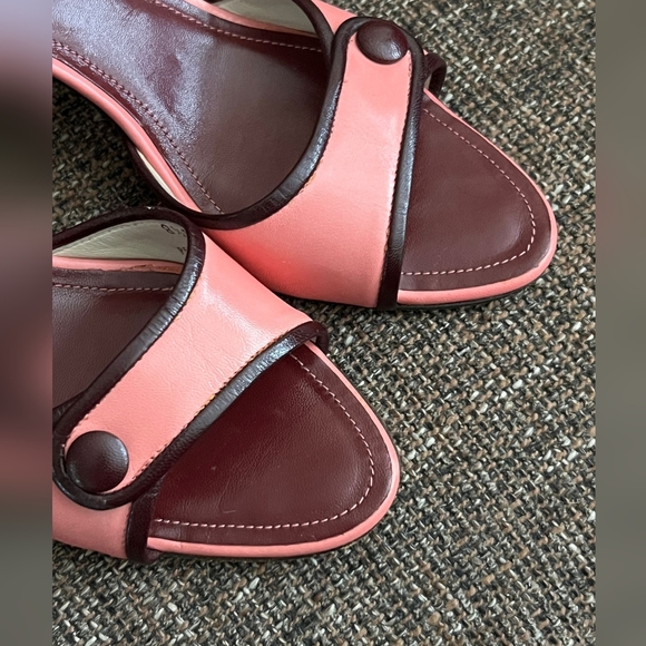 Women's Retro Vintage Pink Coach Heels, Size 8.5 - Picture 6 of 8